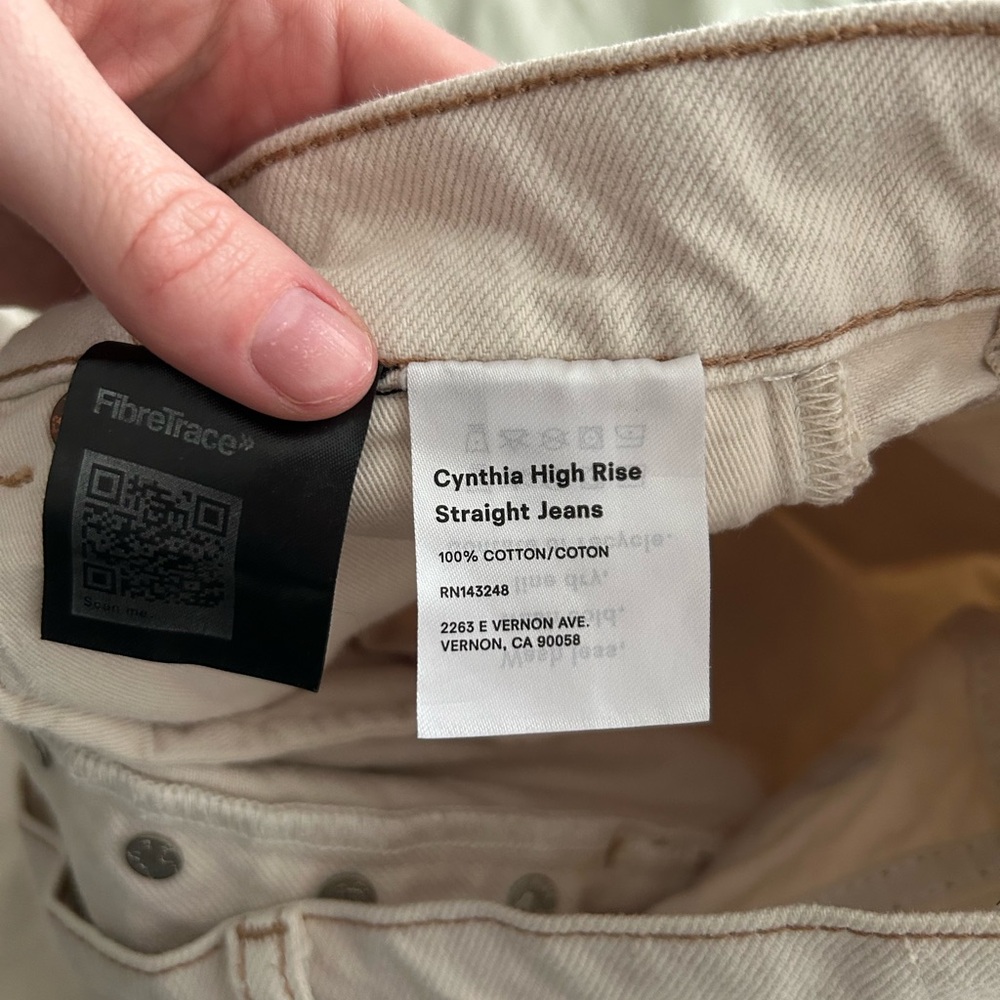 Reformation Cynthia High Rise Straight Jeans - Picture 3 of 10